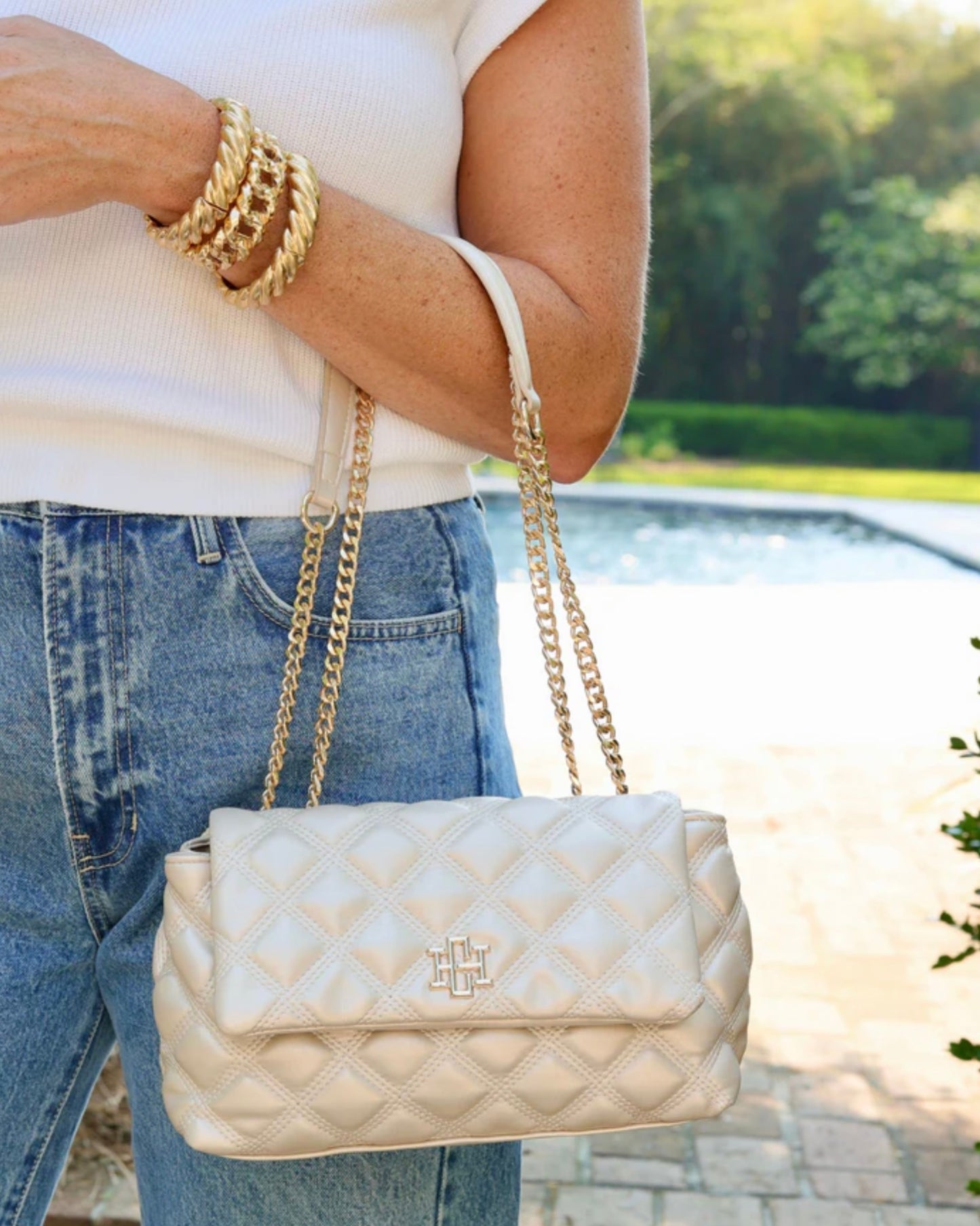 CAROLINE HILL | Leigh Quilted Crossbody DQ