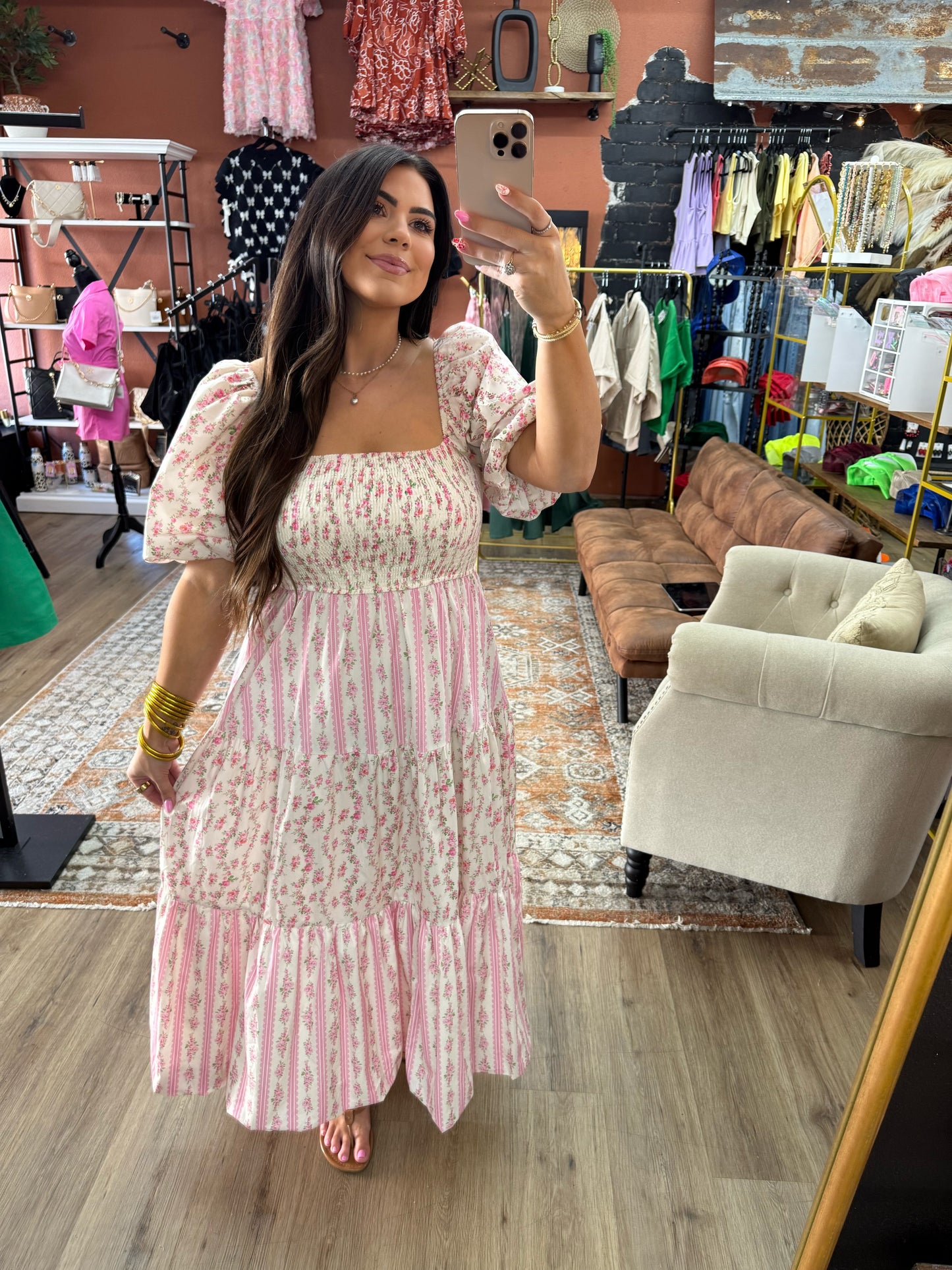 Love Shack Bubble Maxi Dress