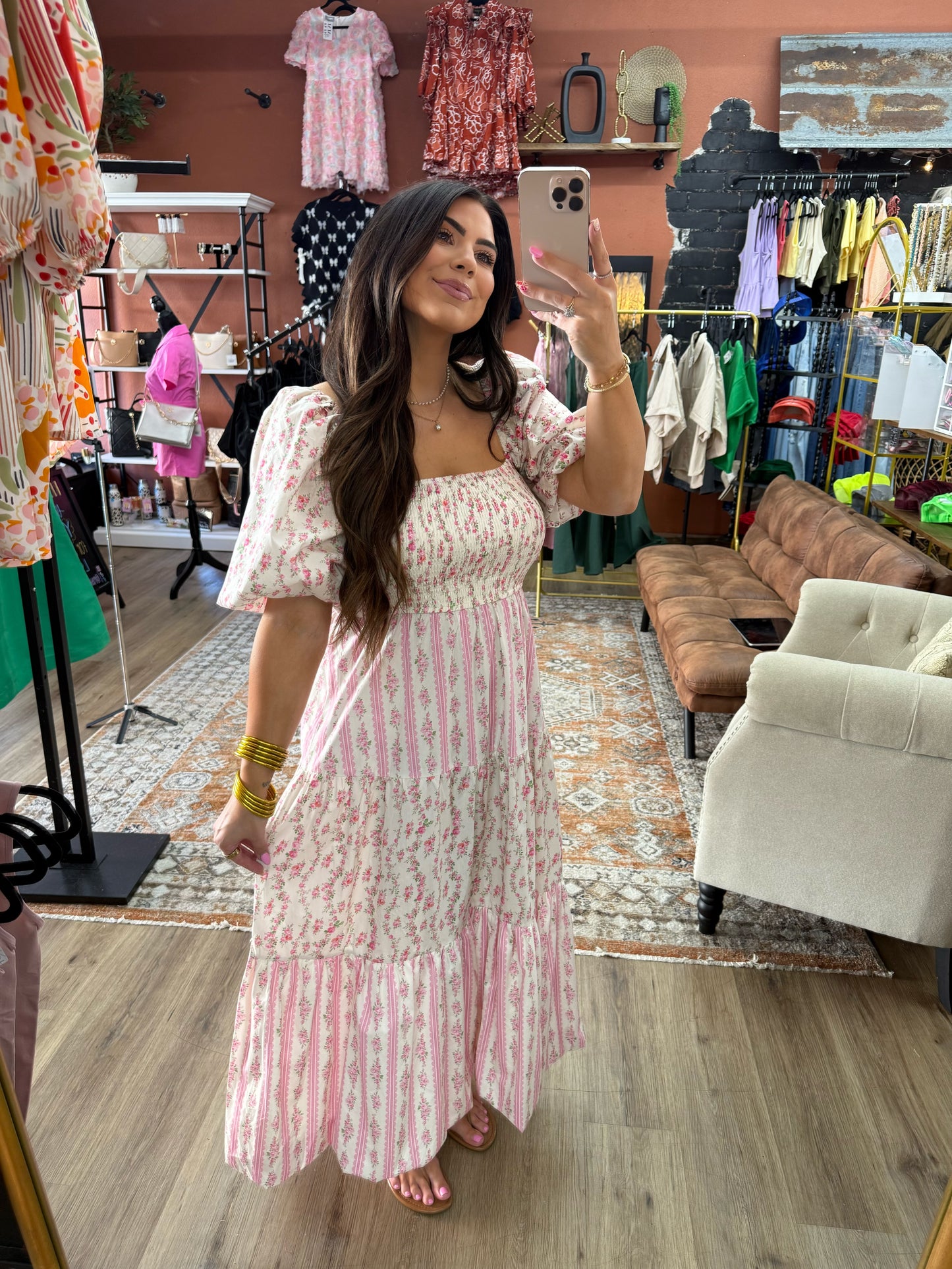 Love Shack Bubble Maxi Dress