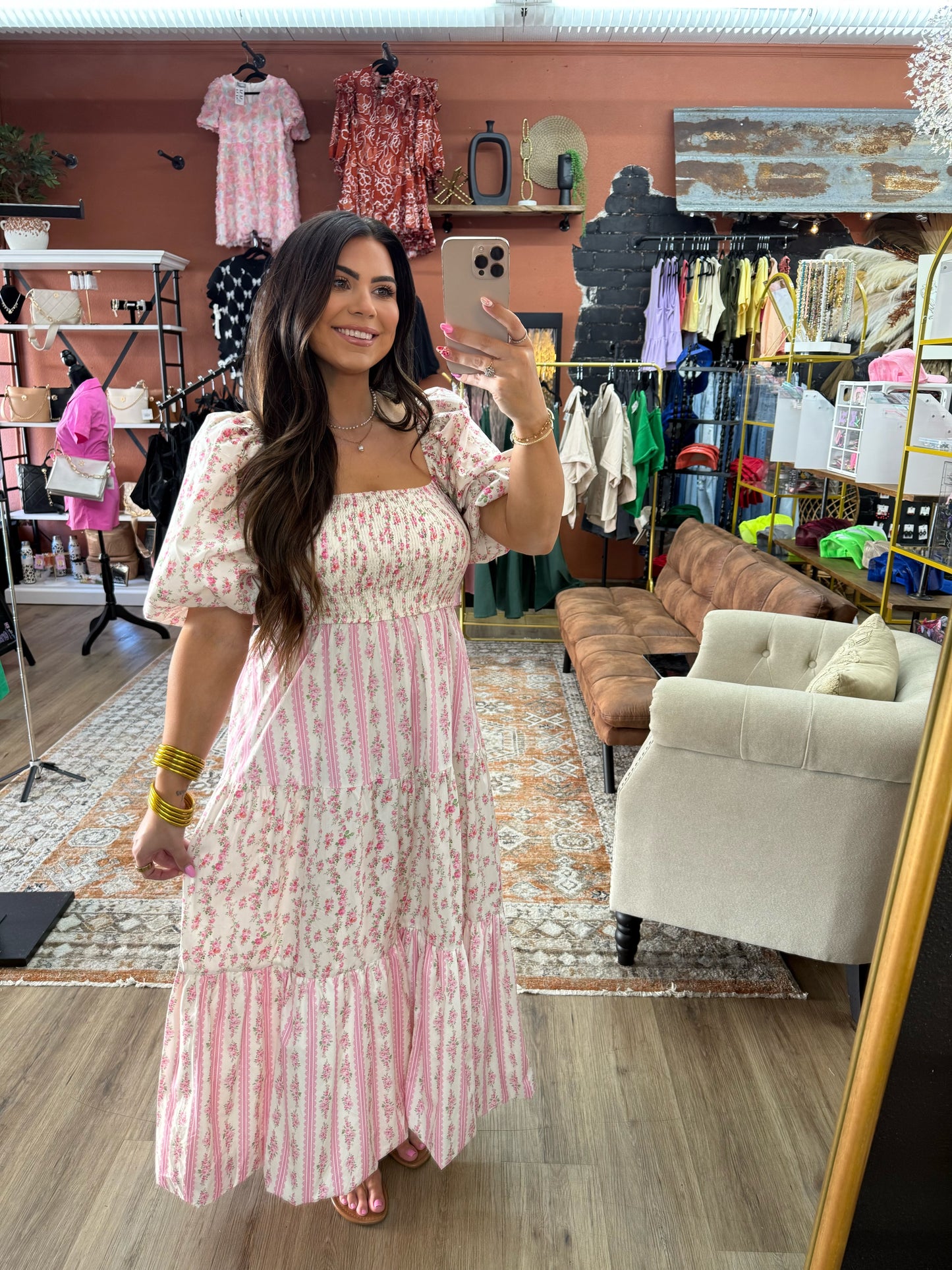 Love Shack Bubble Maxi Dress