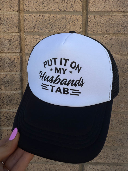PUT IT ON MY HUSBANDS TAB