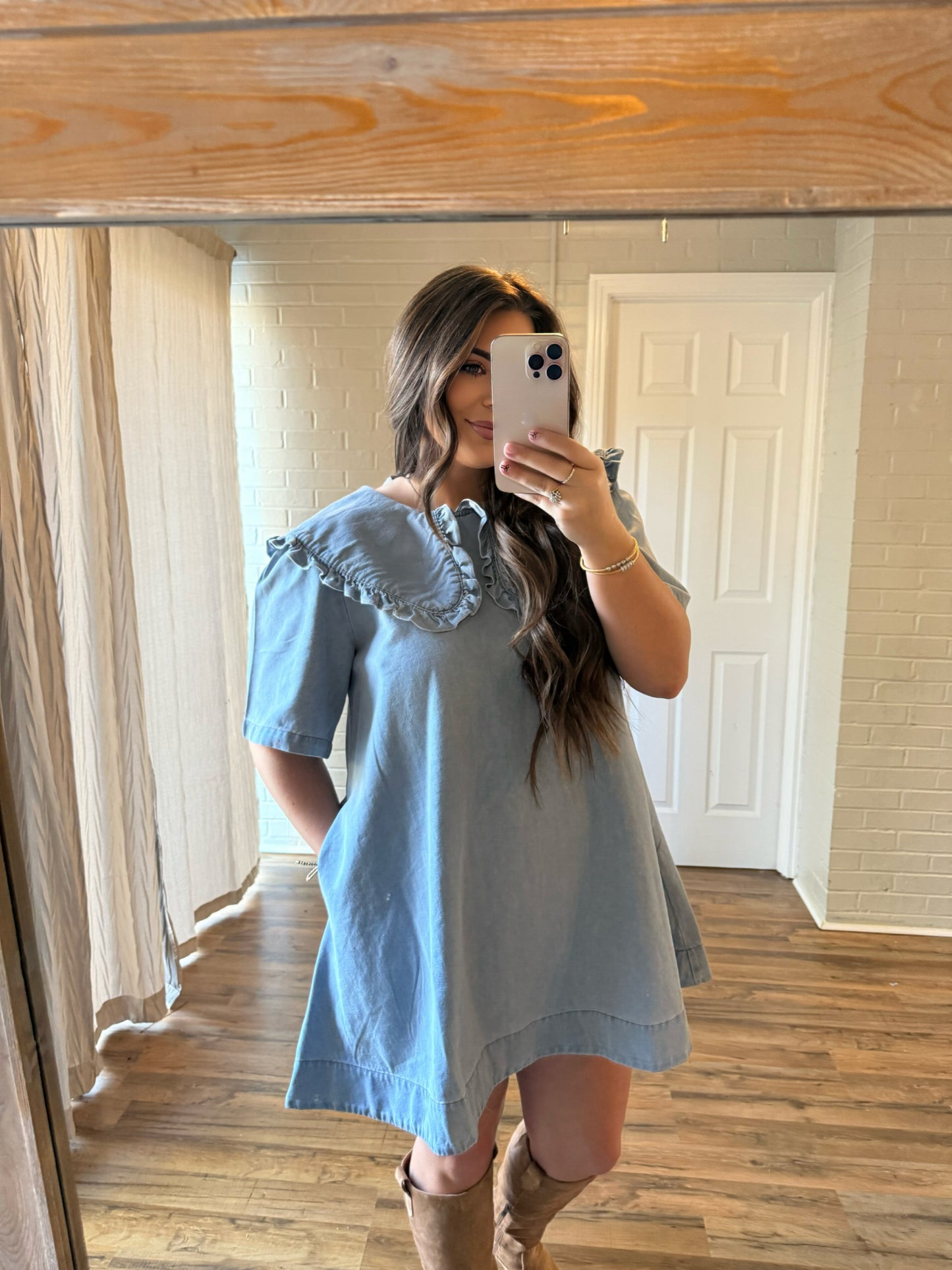 Denim Mini Dress