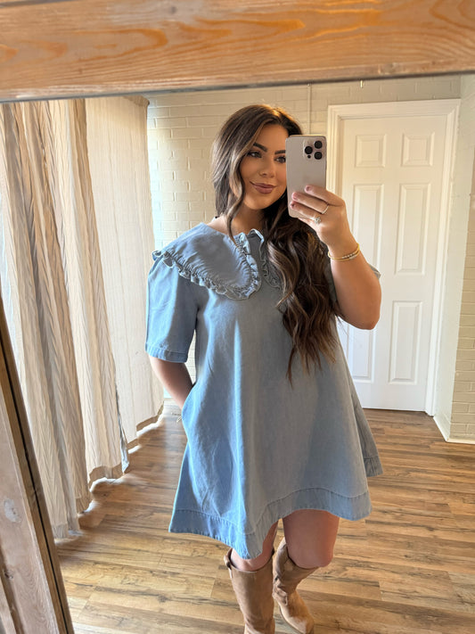 Denim Mini Dress