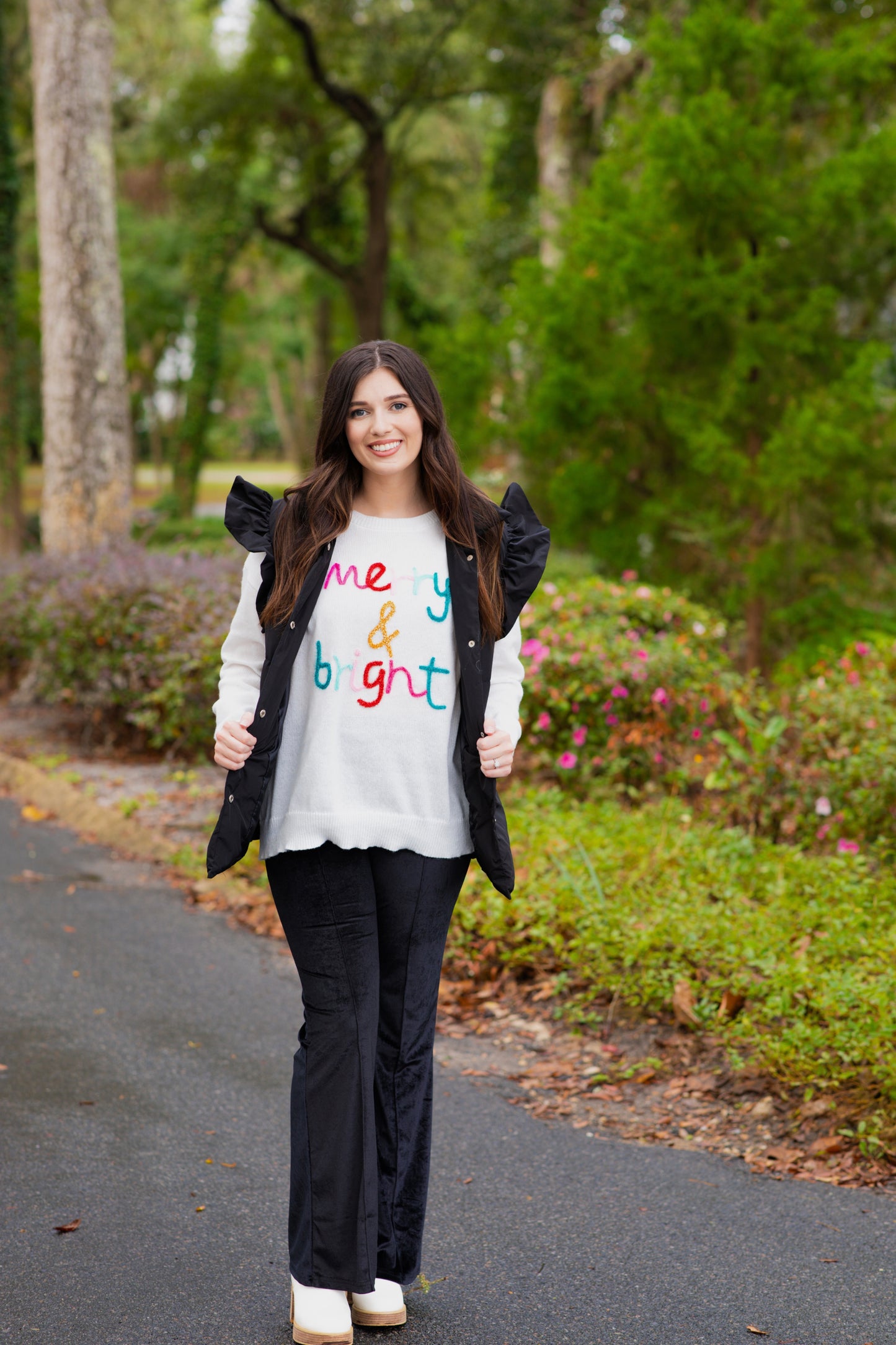 Merry & Bright Tinsel Sweater