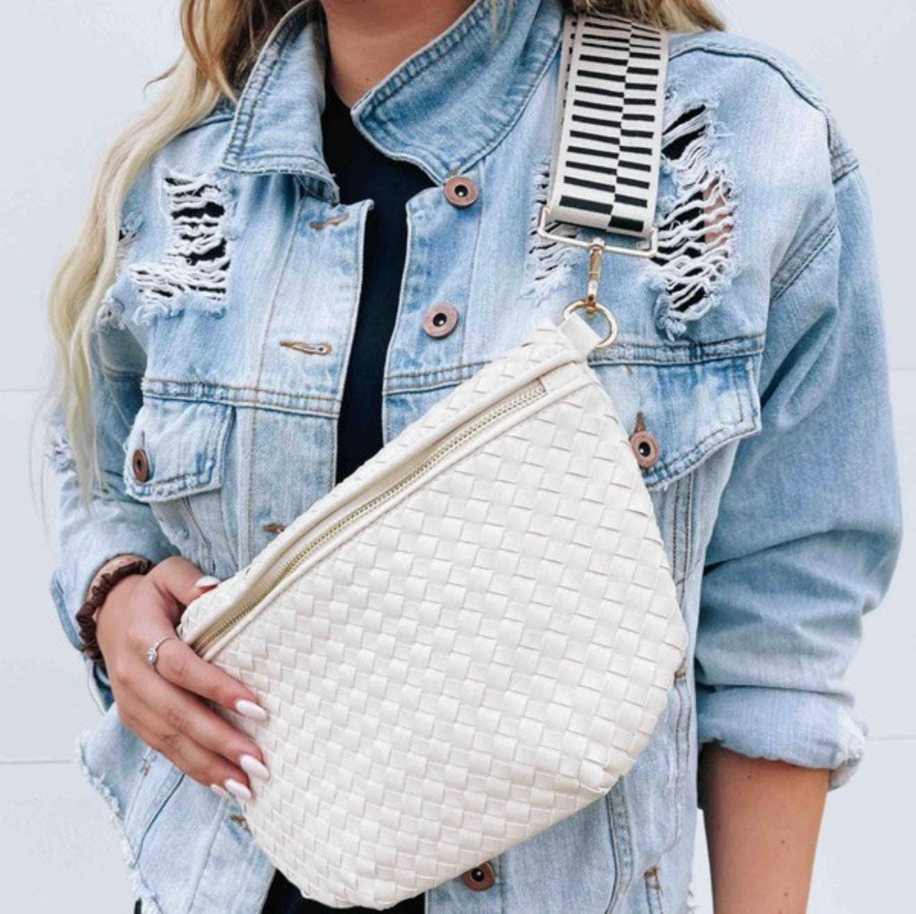 Woven Bum Bag