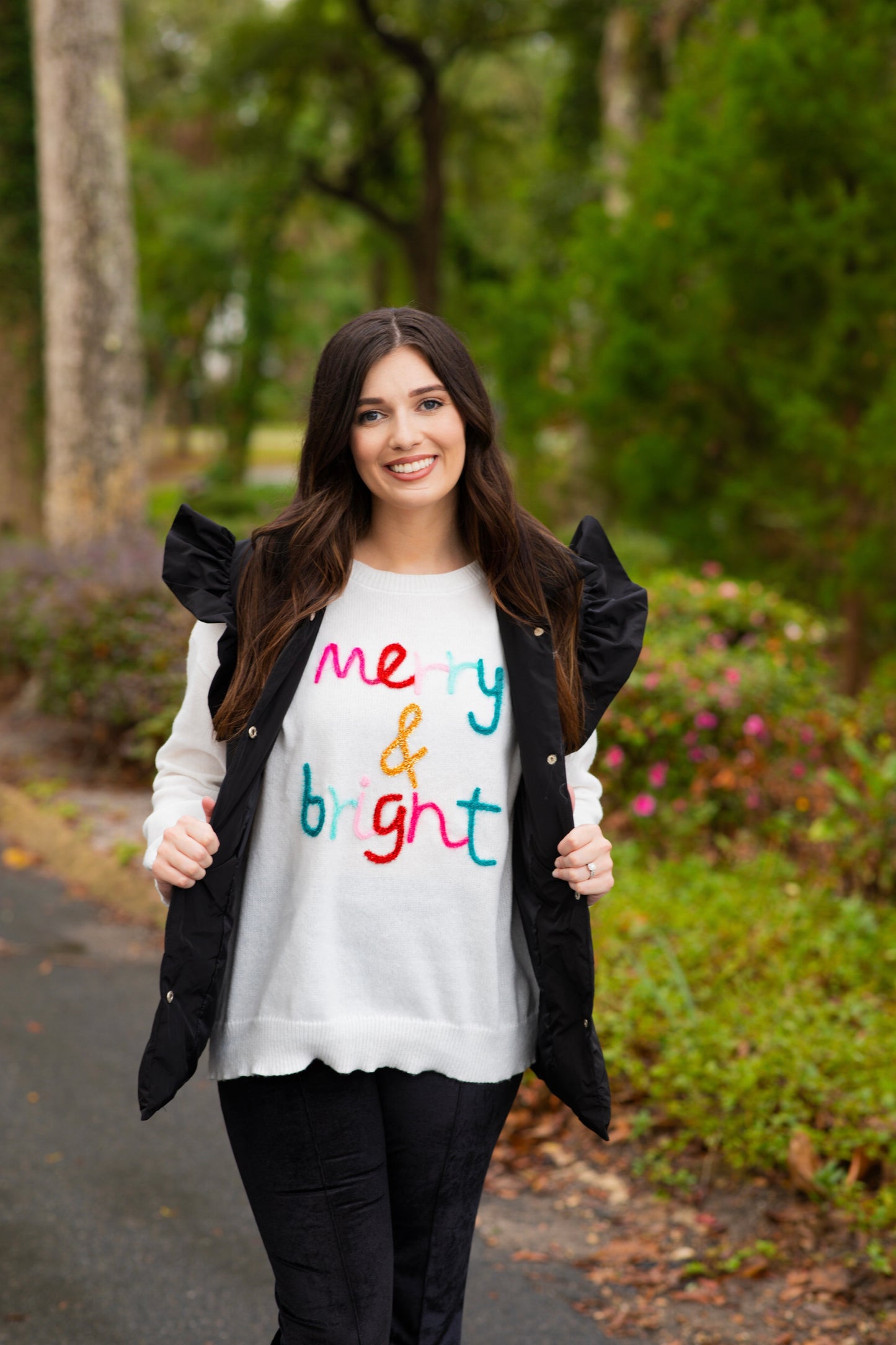 Merry & Bright Tinsel Sweater