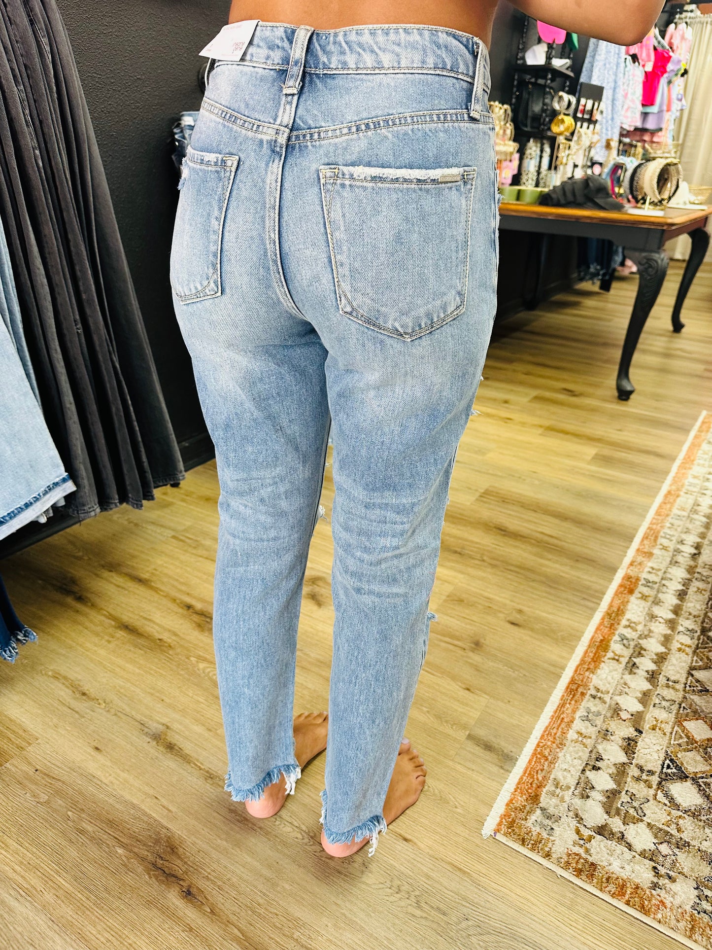 Insane High Rise Mom Jeans