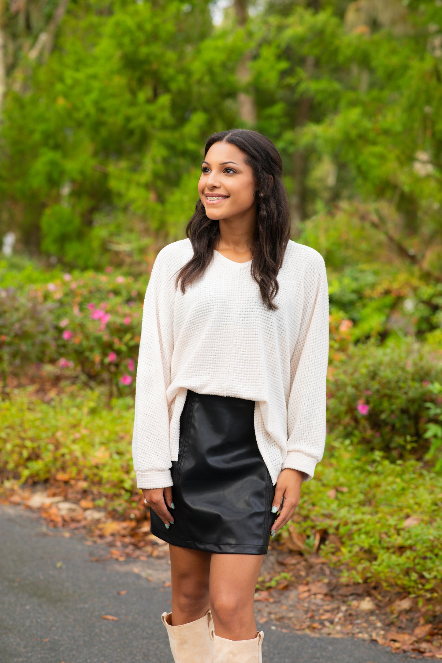 Black Leather Skirt