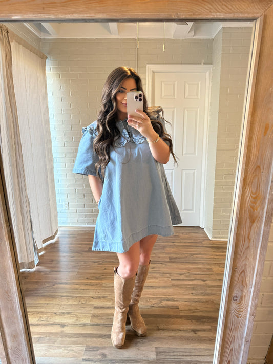 Denim Mini Dress