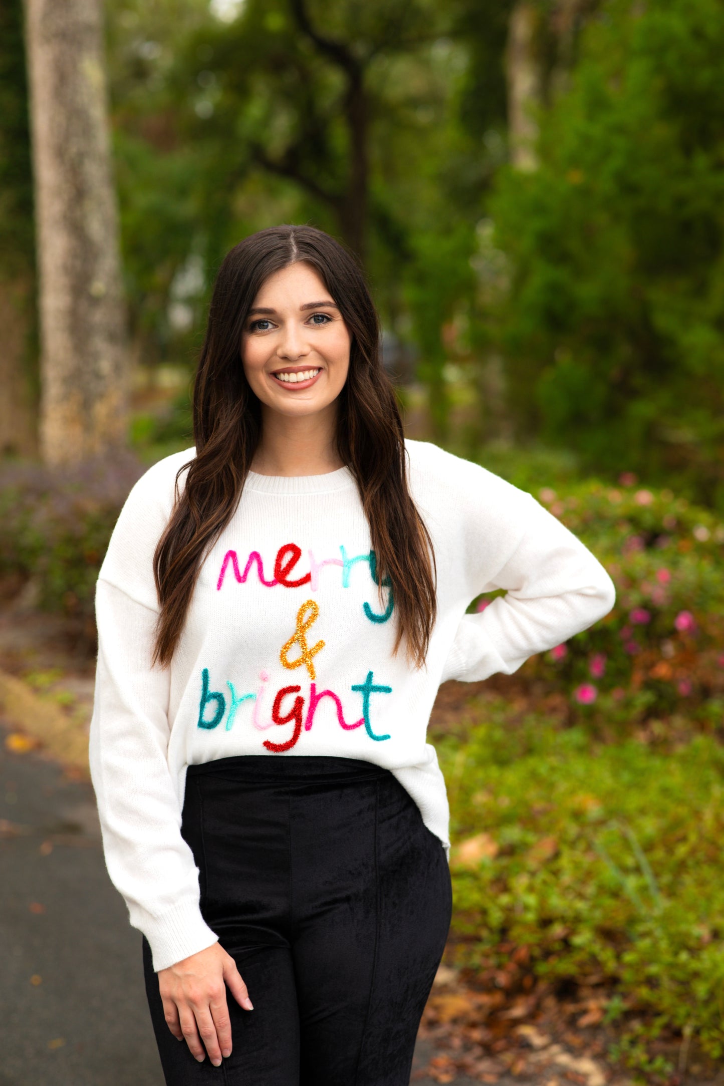 Merry & Bright Tinsel Sweater