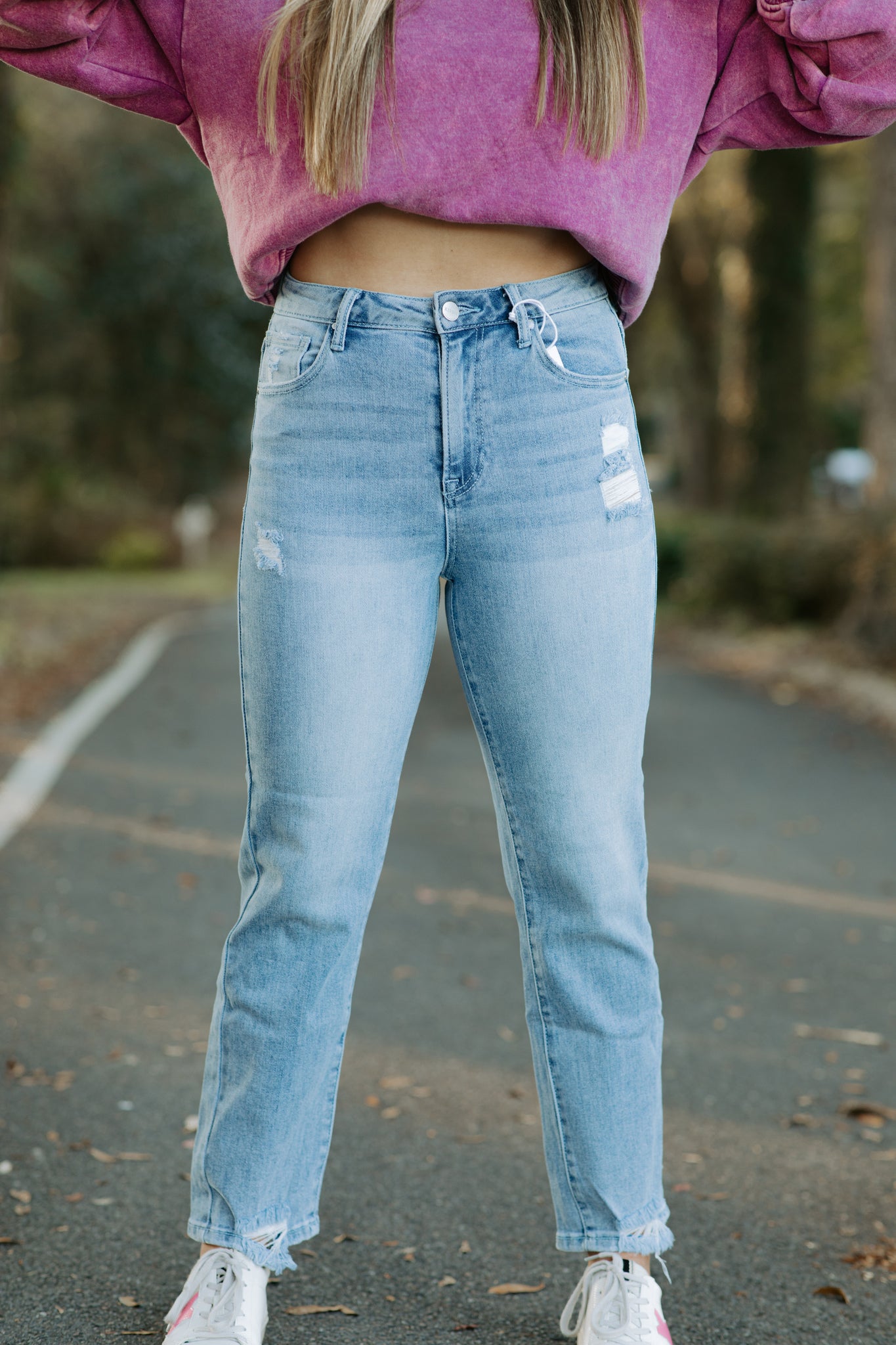 High Rise Slouch Jeans